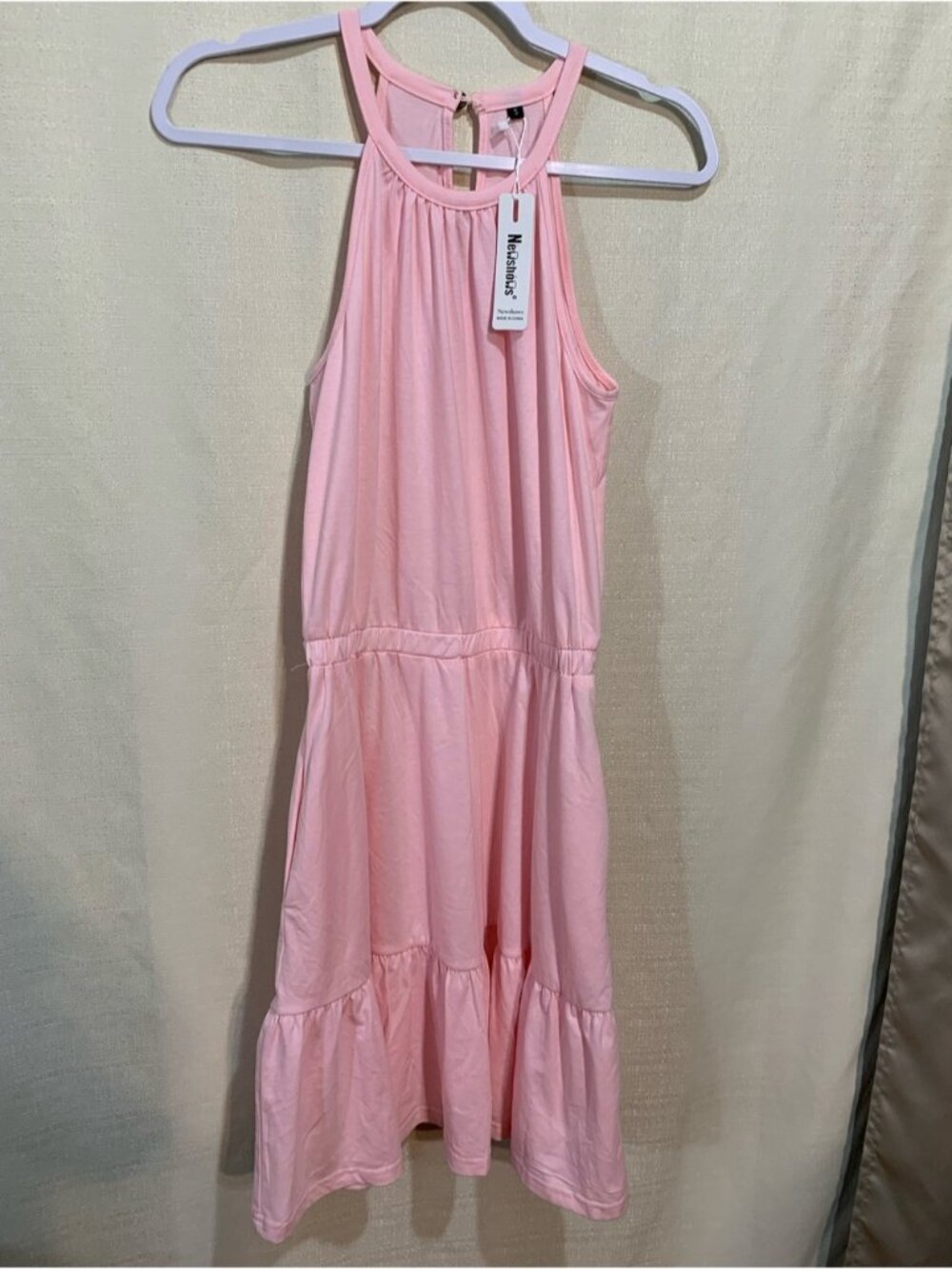 Sleeveless Pink Tiered Girls' Dress by Next a2/62
